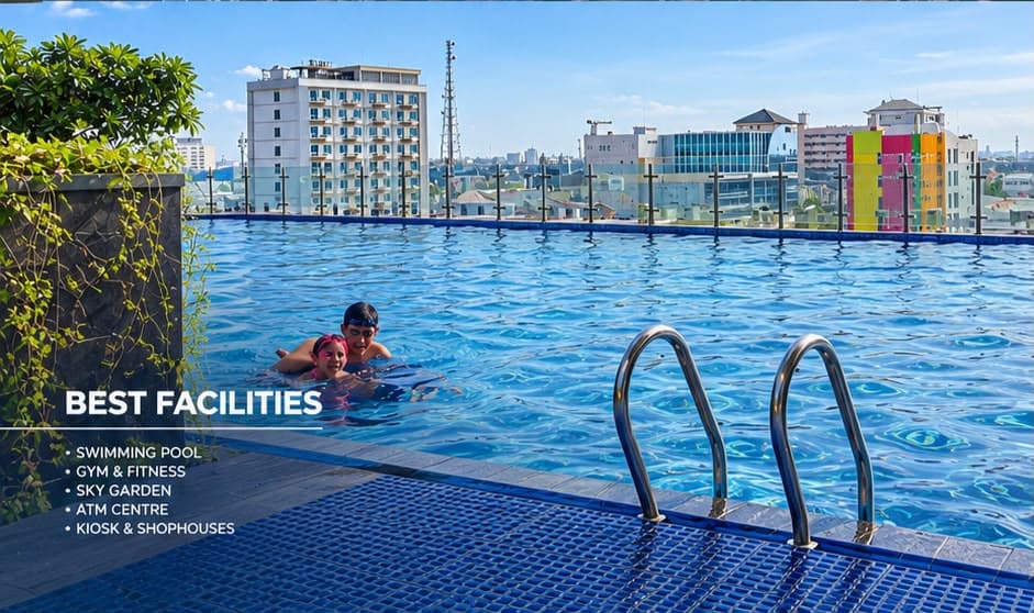 Fasilitas Kolam Renang Dewasa di VIDA VIEW