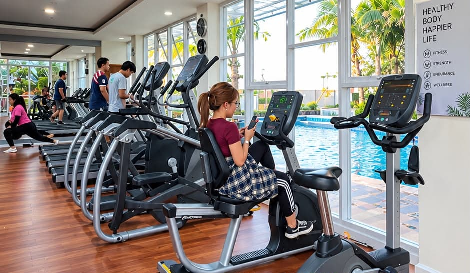 Fasilitas Gym di VIDA VIEW